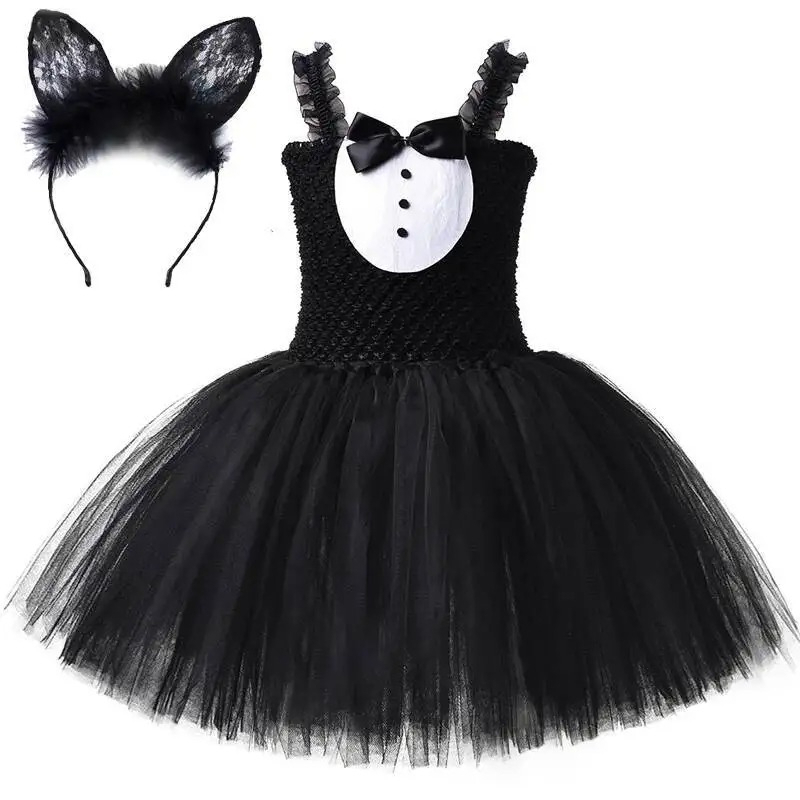 White Black Cat Tutu Dress for - Baby Products Manufacturers review and price