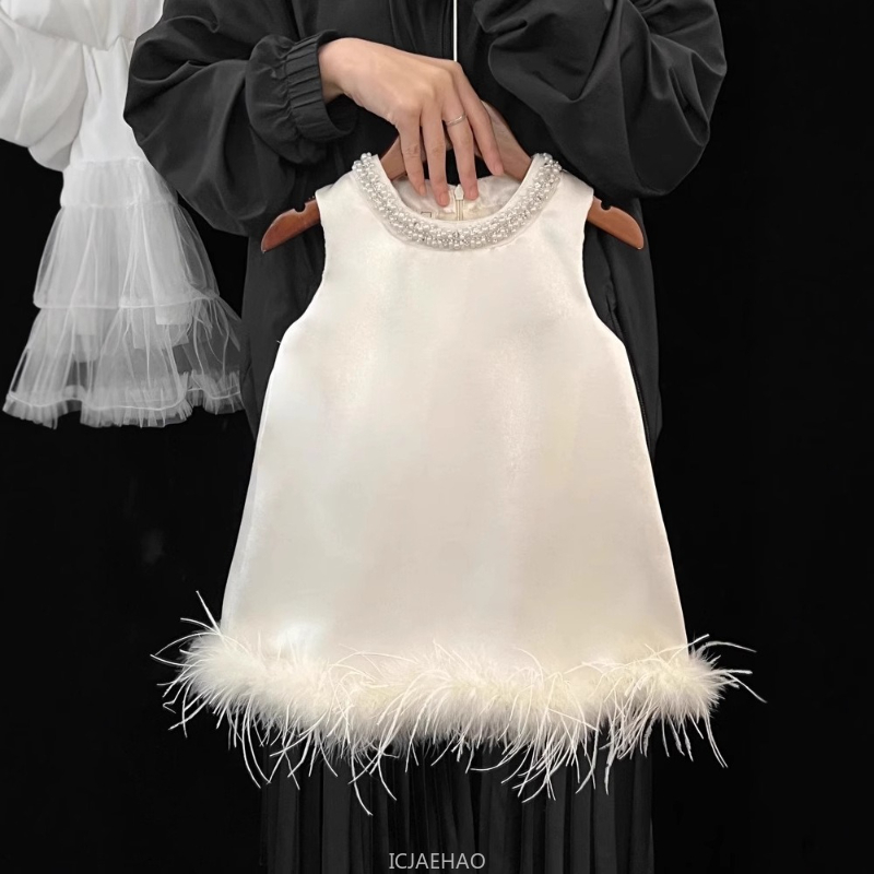 2025 New Girls Satin Feather P - Baby Products Manufacturers review and price