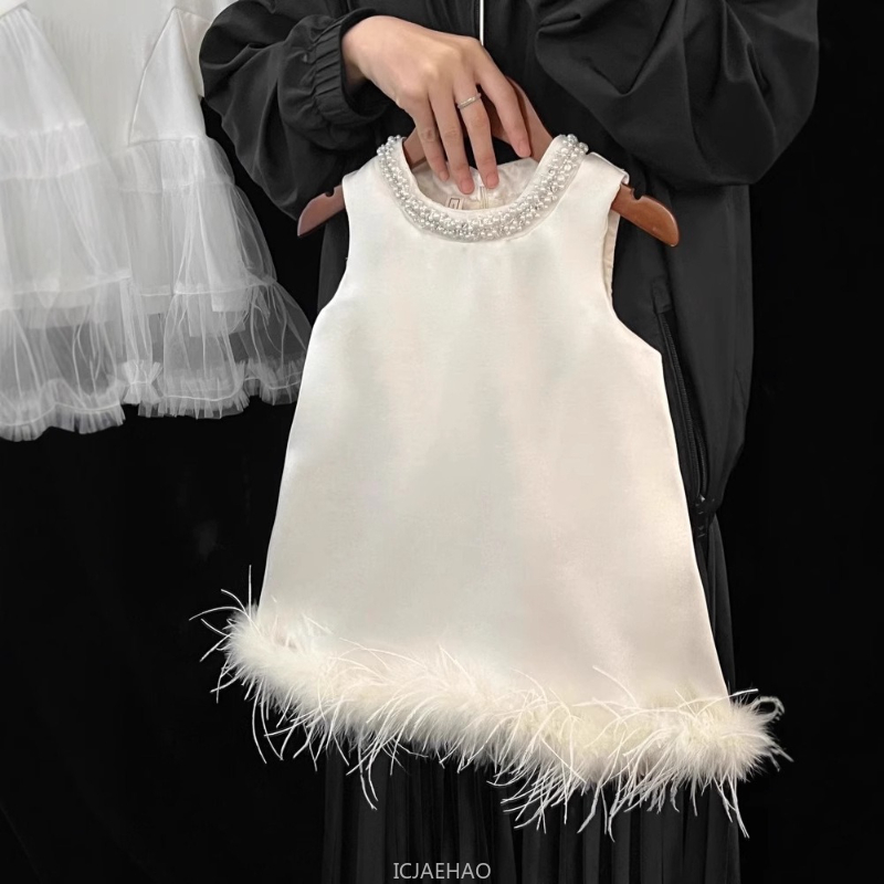 2025 New Girls Satin Feather P - Baby Products Manufacturers review and price