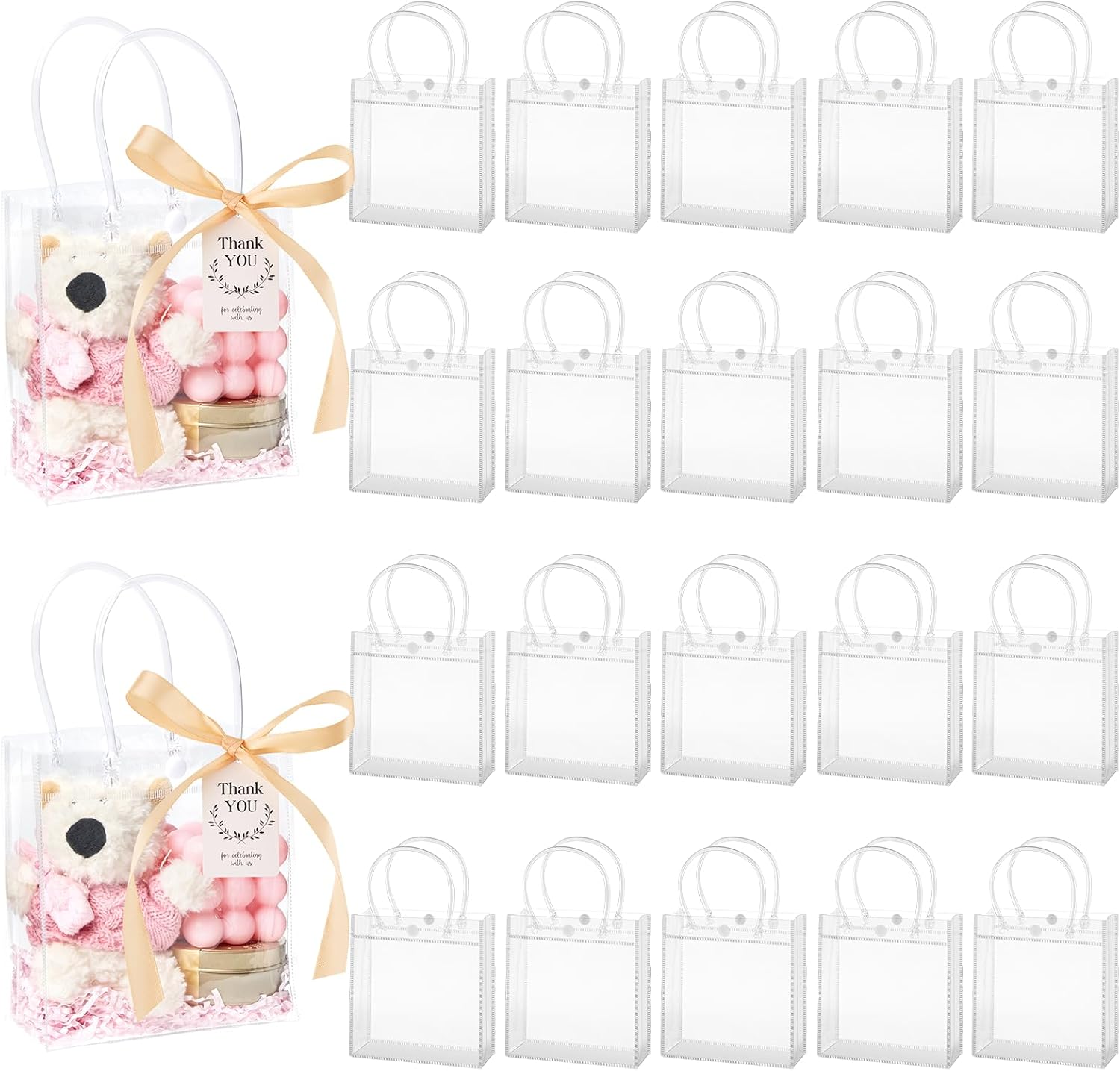 Clear Gift Bags with Handles,  - Baby Products Gift Pack review and price