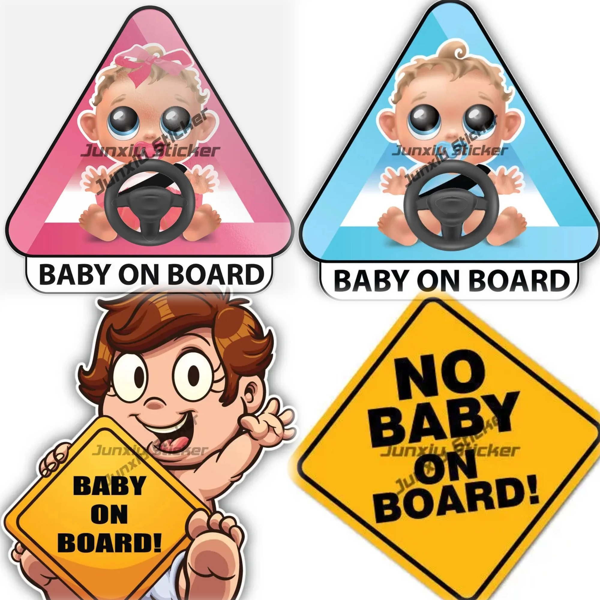 Baby on Board Cartoon Vinyl St - Baby Products Packaging review and price