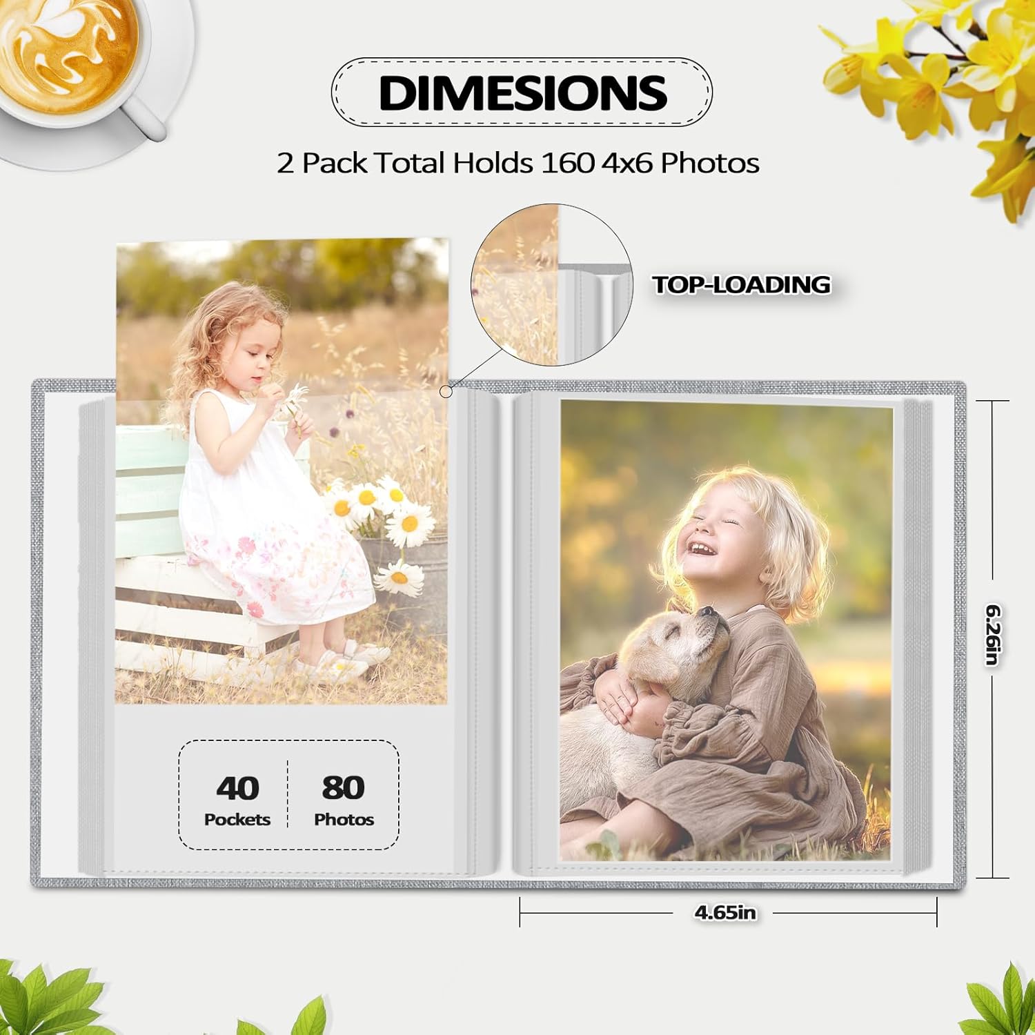 2 Pack Photo Album 4x6 Picture - Baby Products Gift Pack review and price